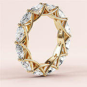 1.50 TCW Oval Cut Lab Grown Diamond Wedding Band Gift For Her Mapple Gems